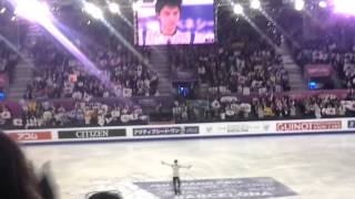 GPF2015 FP1º Yuzuru HANYU SEIMEI World Record My present to JAPAN [upl. by Sire]