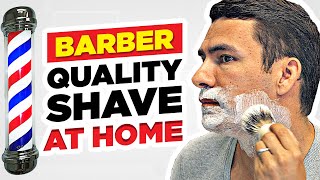 Barber Quality Shave At Home 5Minute Guide [upl. by Mirabella]