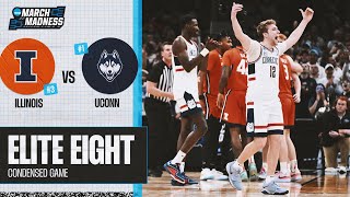 UConn vs Illinois  Elite Eight NCAA tournament extended highlights [upl. by Raila244]