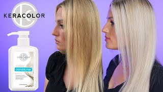 Keracolor Color Clenditioner Platinum Review Toning Hair At Home [upl. by Artemla840]