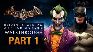 Batman Return to Arkham Asylum Walkthrough  Part 1  Intro [upl. by Llewkcor893]