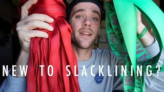 BEGINNER SLACKLINING WHAT TO GET [upl. by Cleo]