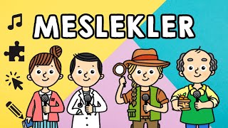 Meslekler Şarkısı Meslek Bilmeceleri ve Etkinlikler [upl. by Aicila]