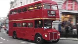 London Routemaster Bus Action Part 1 [upl. by Nosimaj184]