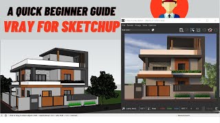 Vray Rendering in SketchUp for Beginners HINDI [upl. by Sherburne789]