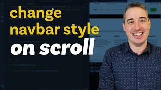 How to change your navigation style on scroll [upl. by Intihw]