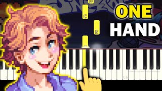 Friday Night Funkin  Senpai  VERY EASY Piano tutorial [upl. by Raji]