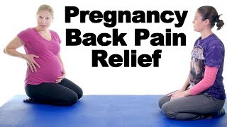 5 Best Pregnancy Lower Back Pain Relief Exercises  Ask Doctor Jo [upl. by Lorrie]