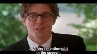 Best man Speech  Four Weddings and a Funeral [upl. by Free]