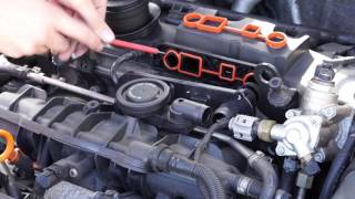 MK5 Golf GTI PCV valve replacement [upl. by Yreneh]