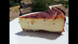 Tarta de queso estilo PEDROCHE  Con horno  DELICIOSA [upl. by Riccio866]