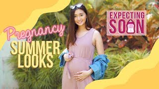 How to Look Cute While PREGNANT Maternity Try On Haul [upl. by Aggy844]