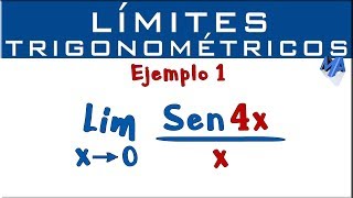 Límites Trigonométricos  Ejemplo 1 [upl. by Keary593]