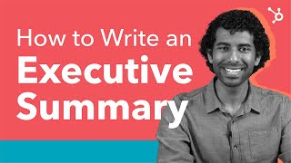 How to Write an Executive Summary  Step by Step [upl. by Lodnar57]