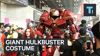 Giant Hulkbuster Costume Wins New York Comic Con [upl. by Nottap]