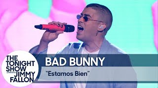 Bad Bunny Estamos Bien TV Debut [upl. by Anig569]