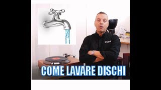 Come lavare i dischi in vinile  Molto semplice HD [upl. by Anaerda]