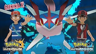 Pokemon Ultra Sun and Ultra Moon Ash and Champion Ash Vs Dark Ash and Dark Hero Greninja X [upl. by Kenway]