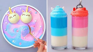 Quick And Creative Cake Decorating Ideas  Awesome Rainbow Cake Compilation  Satisfying Cakes [upl. by Nosrac]