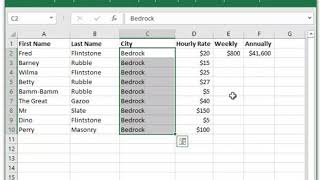 Excel  CTRLD Shortcut [upl. by Jenine]