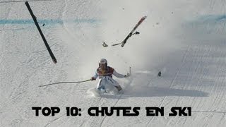 TOP 10 CHUTES EN SKI [upl. by Peedsaj]