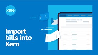 Import bills into Xero [upl. by Eelynnhoj937]