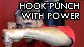 How to Throw a Hook Punch with Power [upl. by Pappano770]