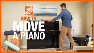 How to Move a Piano  The Home Depot [upl. by Marella594]