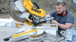 DEWALT 779 DWS780 Double Bevel Compound Sliding Miter Saw Unboxing [upl. by Asilrahc184]