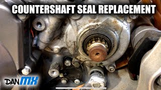 COUNTER SHAFT SEAL REPLACEMENT  Easy oil leak fix [upl. by Ullyot798]