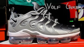 Nike Vapormax Plus quotWolf Greyquot Review  On Feet [upl. by Gies]