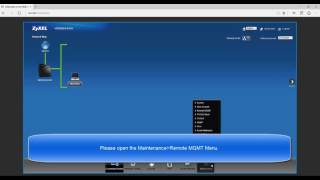 Zyxel VMG Series  Configure Remote MGMT [upl. by Critchfield91]