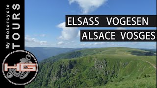 ELSASS  VOGESEN Motorradtour on Road mit Tourkarten [upl. by Enelram]