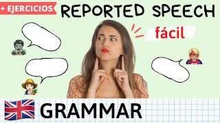 REPORTED SPEECH en inglés  Explicación con ejemplos fácil [upl. by Yetah852]