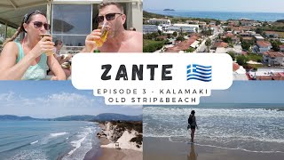 Zante  Ep 3  Kalamaki  Crystal Beach Road amp Kalamaki Beach [upl. by Harrington]