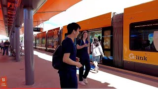 4k Explore Gold Coast 30 August 2023 By  Glink  Gold Coast Light Rail  QLD  Australia [upl. by Lehteb579]