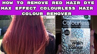 Max Effect Colourless Hair Dye Remover [upl. by Gurevich]