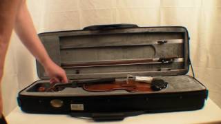 Stentor Conservatoire Violin Outfit unboxing [upl. by Artenal457]