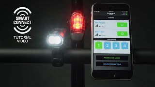 How To Use Your Smart Connect Wireless LED Bike Lights  Smart Connect Tutorial [upl. by Magner]