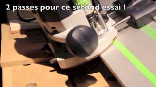 Défonceuse Festool avec base inclinable  video 87 [upl. by Yrtnahc]