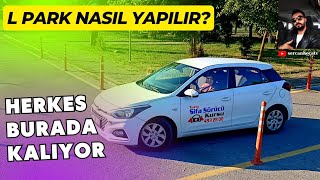 L Park Nasıl Yapılır  Direksiyon Sınavı 2023  YENİ [upl. by Troth]