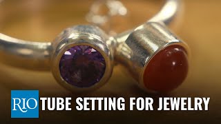 Tube Setting For Jewelry [upl. by Valentia]