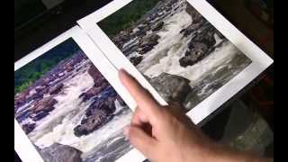 Printing amazing images on CANSON Watercolor Paper with the EPSON PRO 3800 and CANON Inc PRO 100 [upl. by Middle]