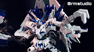 RG 1144 UNICORN GUNDAM PERFECTIBILITY THE GUNDAM BASE LIMITED Speed build Review [upl. by Adoc166]