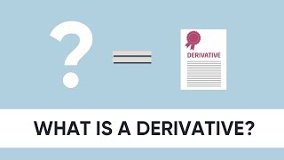 What is a derivative [upl. by Ilojne]