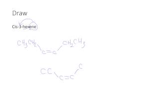 Cis amp Trans Isomers of Alkenes [upl. by Eidda107]