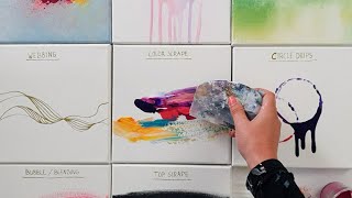 Acrylic Painting Techniques 9 Easy Tricks [upl. by Aleusnoc]