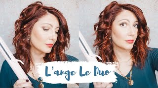 How to use the Lange Le Duo  Hair Straightener amp Curling Wand in One [upl. by Eronaele]