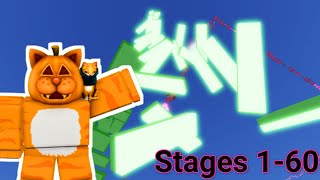 Masters Difficulty Chart Obby Effortless Very Easy and Easy Stages 160 [upl. by Mathi]