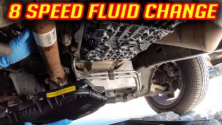 RAM 1500 8 Speed Automatic Transmission Fluid Change 8HP70 [upl. by Eimme]